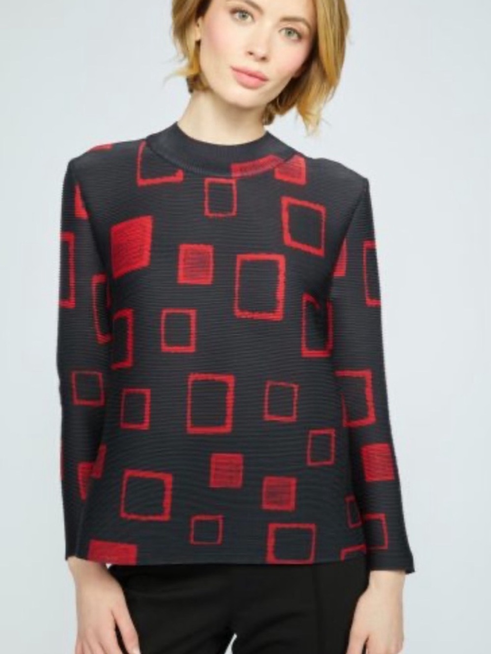 Olivia by Habitat Parisian Pleats Boxy Top Small